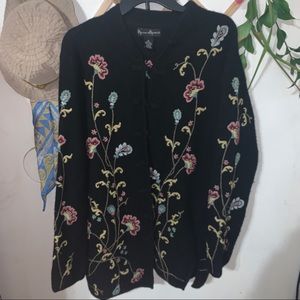 Vintage floral sweater